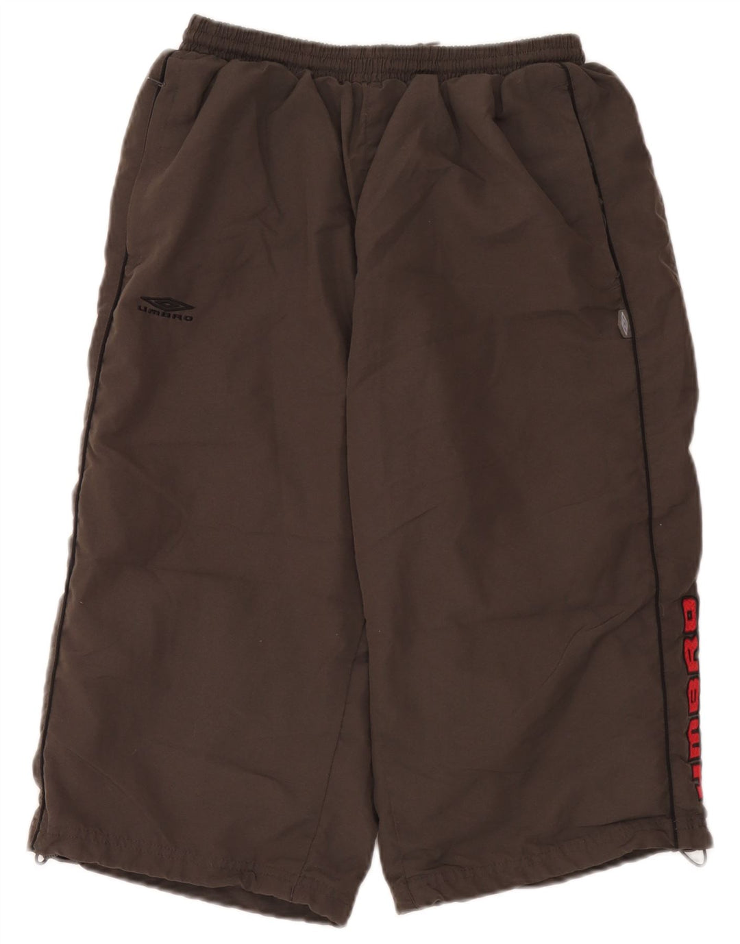 Umbro Herren Grafik-Bermuda-Sportshorts, großes graues Polyester