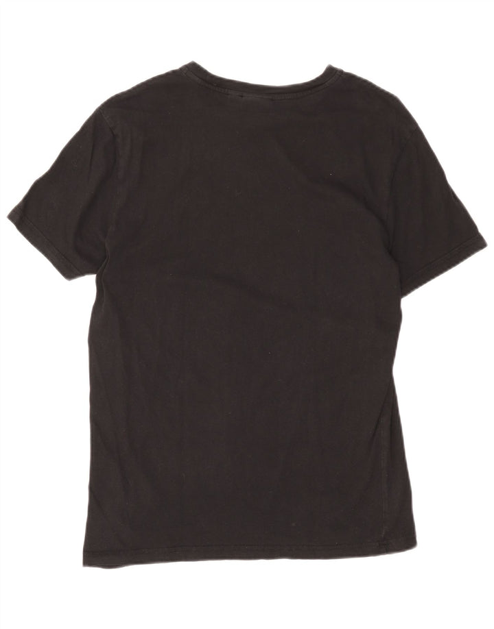 Napapijri Herren T-Shirt Top Small Schwarz