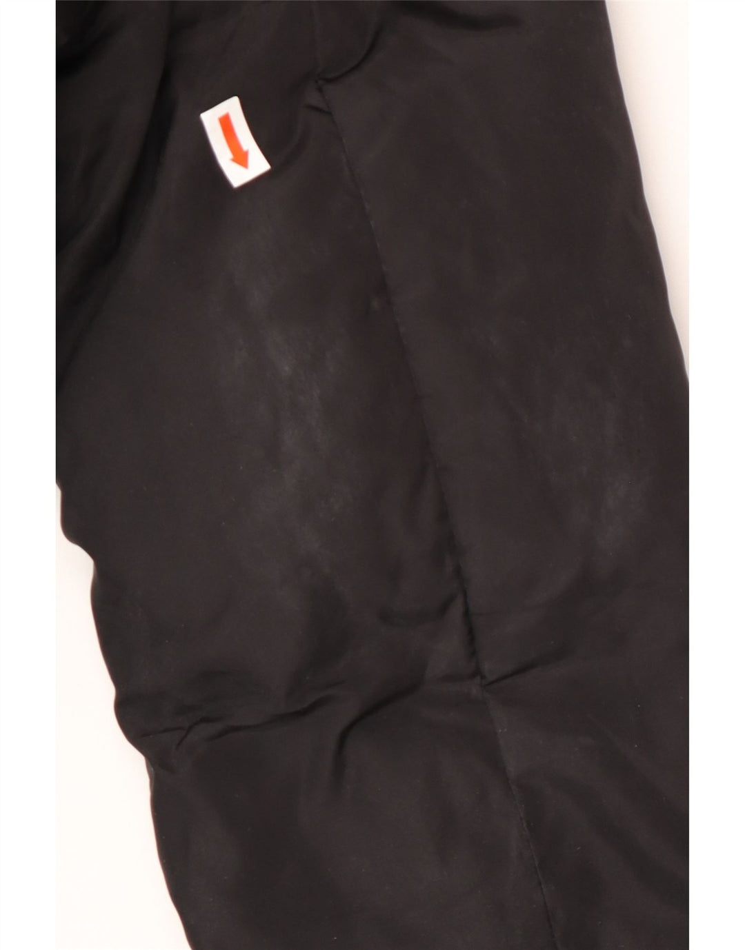 ARMANI JEANS Damen Übergroßer, gepolsterter Mantel mit Kapuze IT 38 XS Schwarzes Polyester