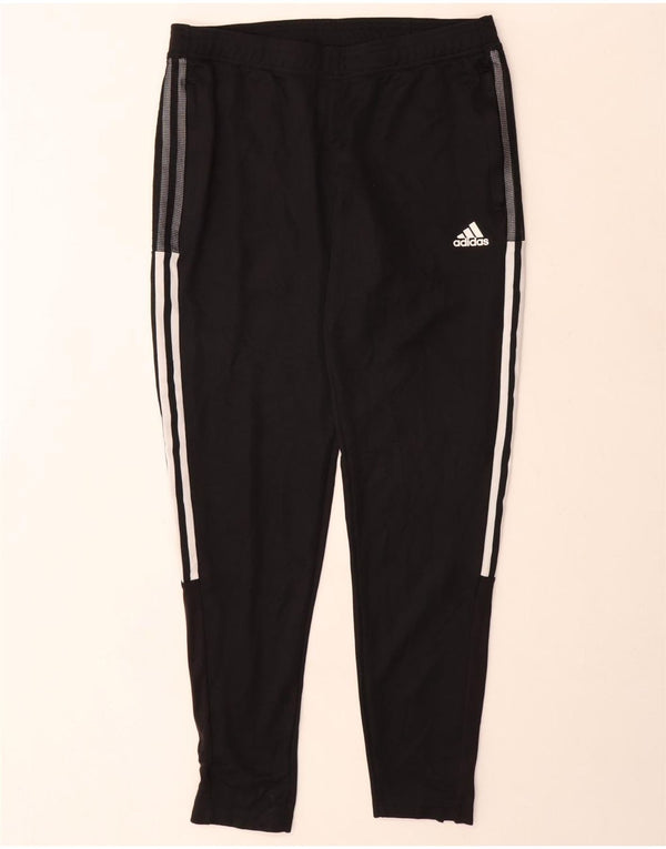 Adidas Damen Aeroready Trainingshose UK 12/14 Mittelschwarzes Polyester