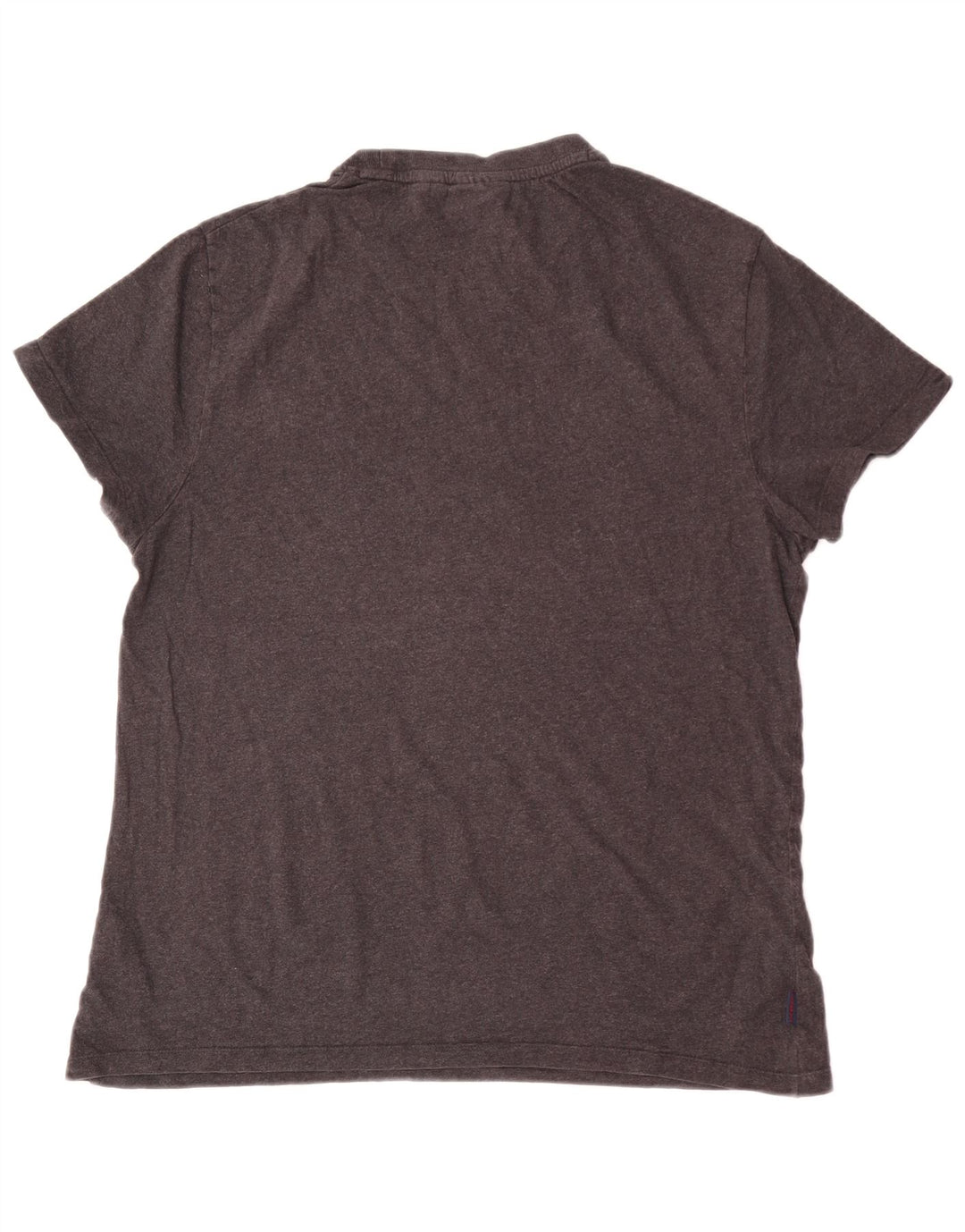 Superdry Herren Grafik-T-Shirt-Oberteil XL aus grauer Baumwolle