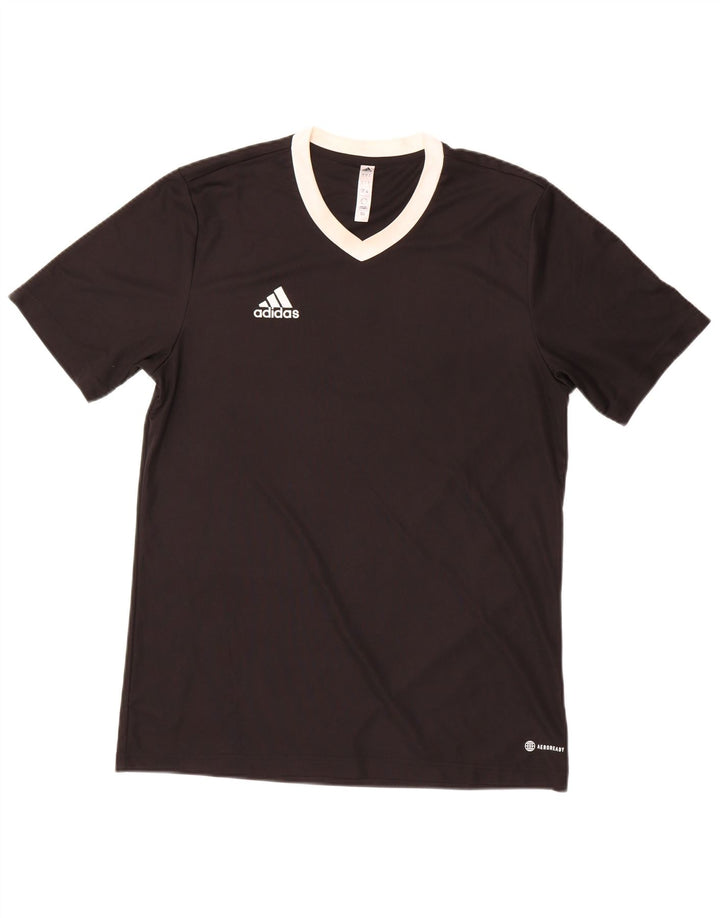 Adidas Herren Aeroready T-Shirt Top Large Schwarz Polyester