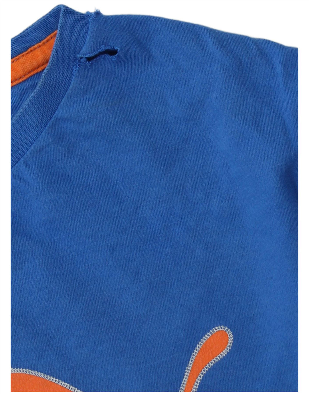 PUMA Herren Grafik T-Shirt Top Large Blau Baumwolle