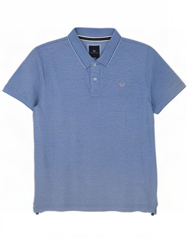 Crew Clothing Herren Poloshirt 2XL Blau Baumwolle