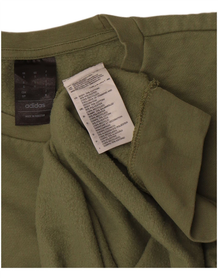 Adidas Herren Sweatshirt Pullover Kleine grüne Baumwolle