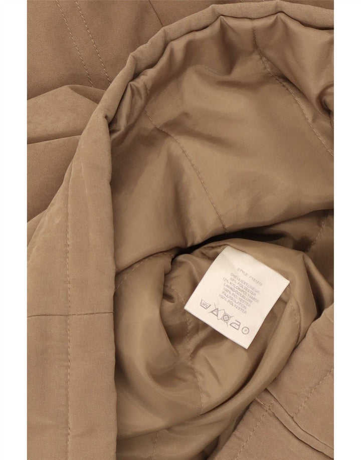 Jacques Vert Damen Übergroßer Mantel UK 10 Small Beige Polyester