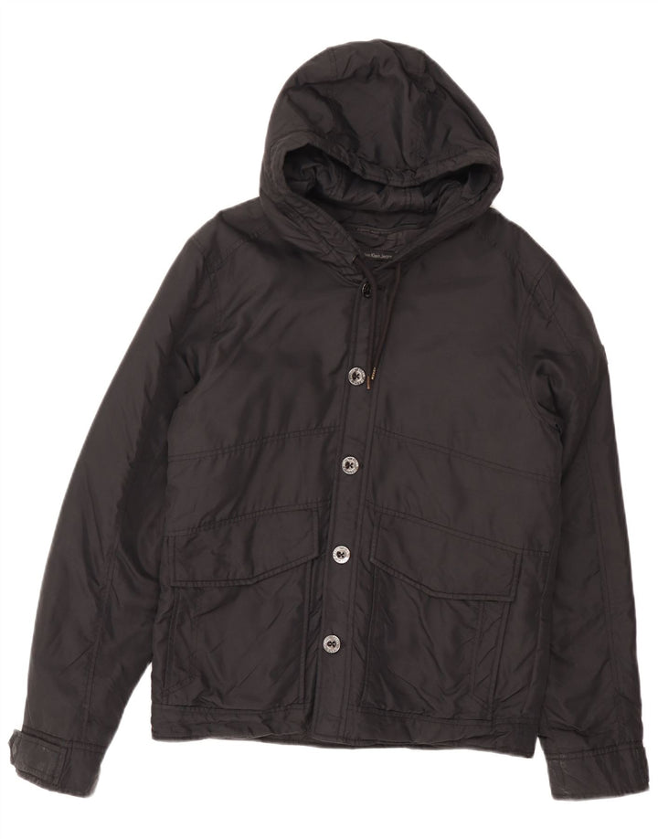 Calvin Klein Herren-Jacke mit Kapuze, gepolstert, UK 38, mittelschwarz
