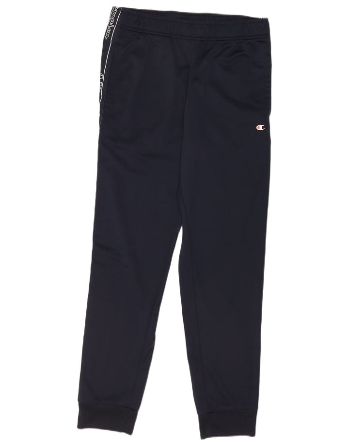 Champion Herren-Trainingshose mit Grafik, mittelblau, Polyester