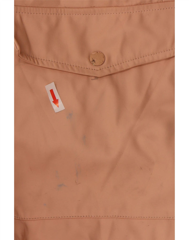 Zara Damen-Regenmantel mit Kapuze, UK 10, Größe S, rosa, Polyurethan