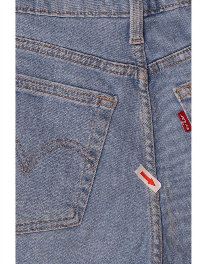 Levi's Damen-Jeansshorts im Used-Look, Größe S, W26, Blau, Baumwolle