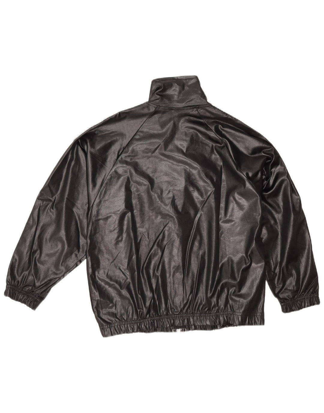 Campagnolo Womens Graphic Oversized Trainingsanzug Top Jacke UK 10 Small Schwarz