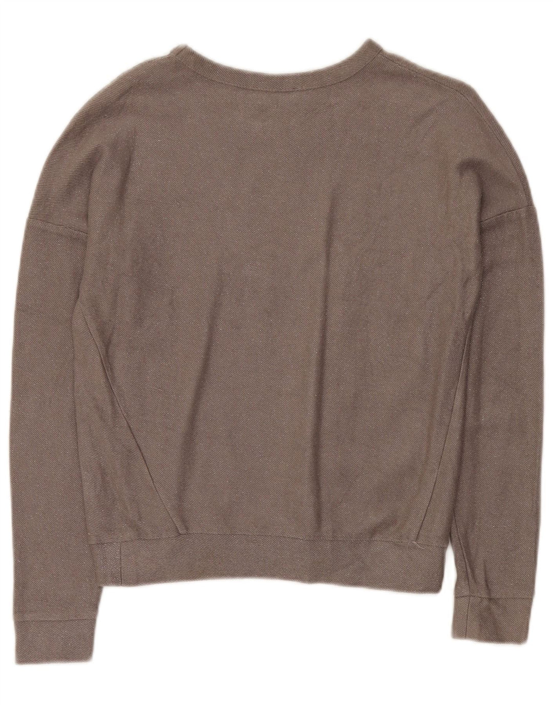 ZARA Damen-Pullover, übergroß, U-Boot-Ausschnitt, Gr. 10, Größe S, Grau