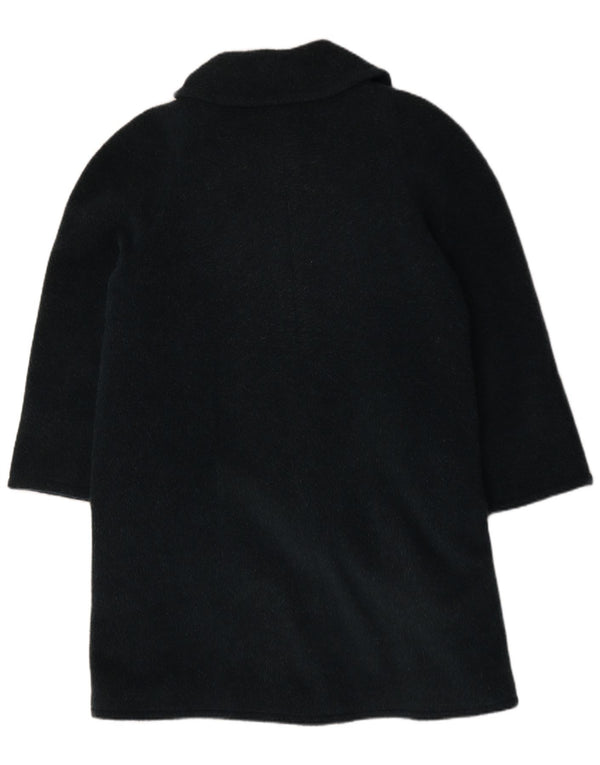 VINTAGE Damen Übergroßer Mantel UK 14 Large Grün