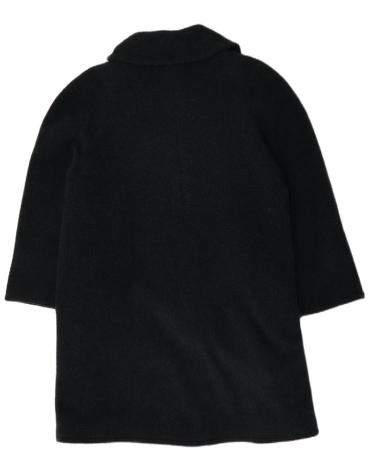 VINTAGE Damen Übergroßer Mantel UK 14 Large Grün