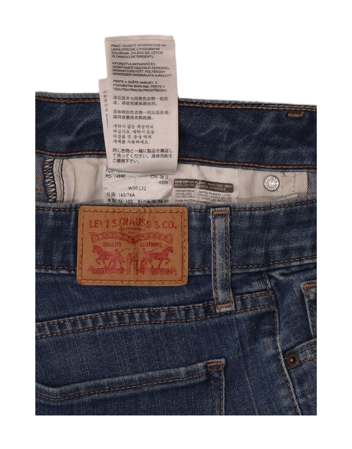 LEVI'S Womens 712 Slim Jeans W30 L30 Blue Cotton