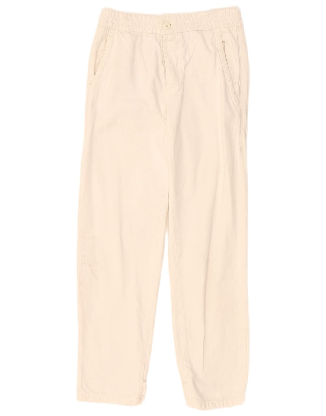 Gerade Chino-Hose für Herren von Zara, Größe S, W30, L29, gebrochenes Weiß