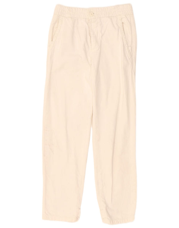 Gerade Chino-Hose für Herren von Zara, Größe S, W30, L29, gebrochenes Weiß