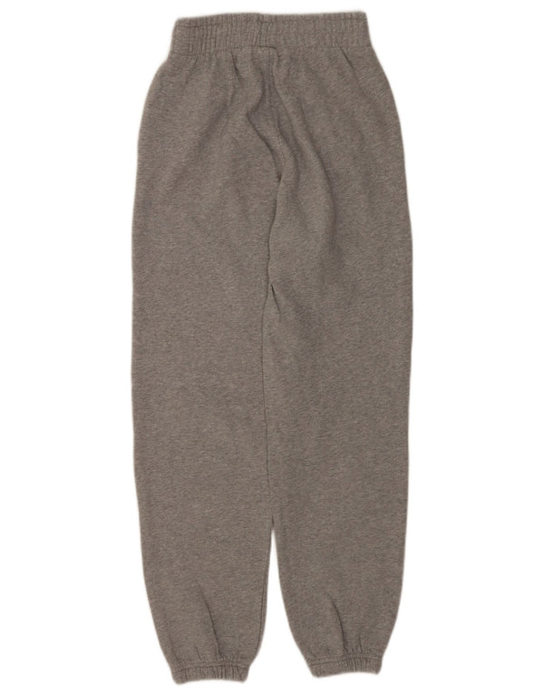 ADIDAS Damen Trainingshose Jogger UK 4 XS Grau gefleckte Baumwolle