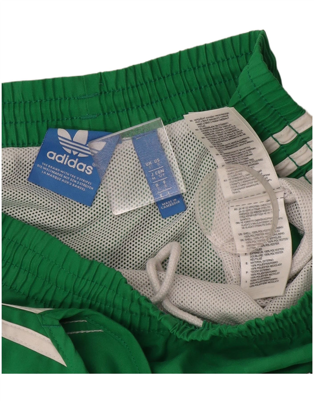 Adidas Damen Sportshorts Small Grün Polyester