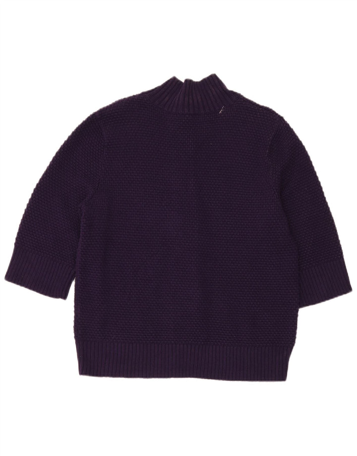 CHAPS Damen-Cardigan mit 3/4-Ärmeln, UK 12, Mittelviolett