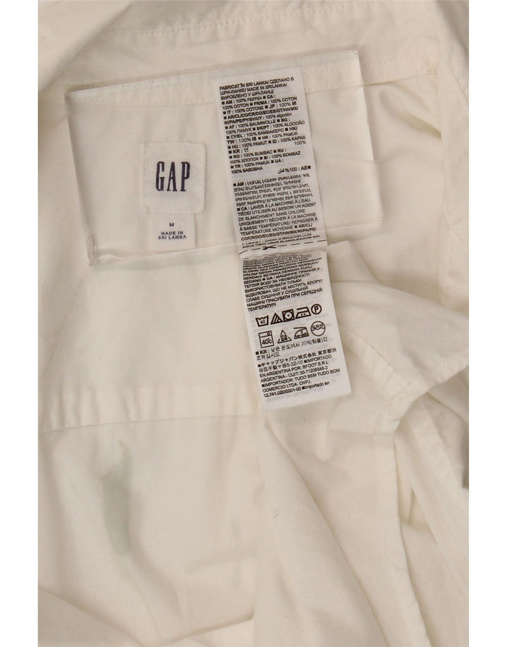 Gap Damen-Hemd UK 14 Medium Weiß