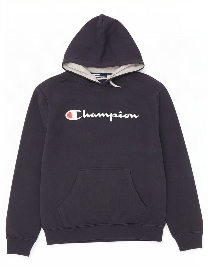 Champion Herren-Kapuzenpullover mit Grafik, mittelmarineblaue Baumwolle