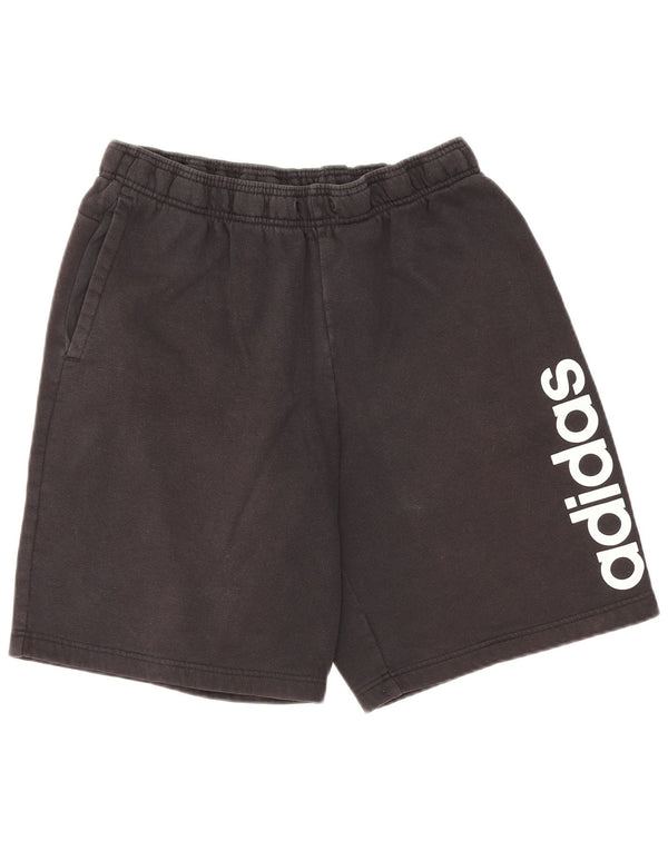 Adidas Herren Graphic Sport Shorts Mittelschwarze Baumwolle