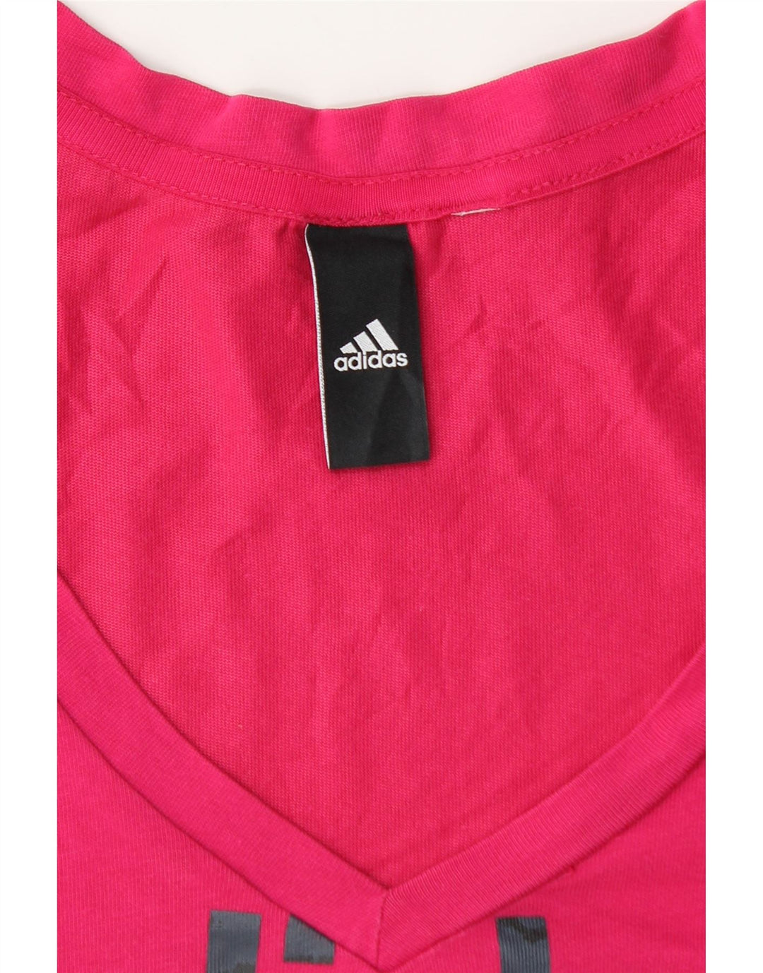 Adidas Damen Graphic T-Shirt Top UK 12 Mittelrosa