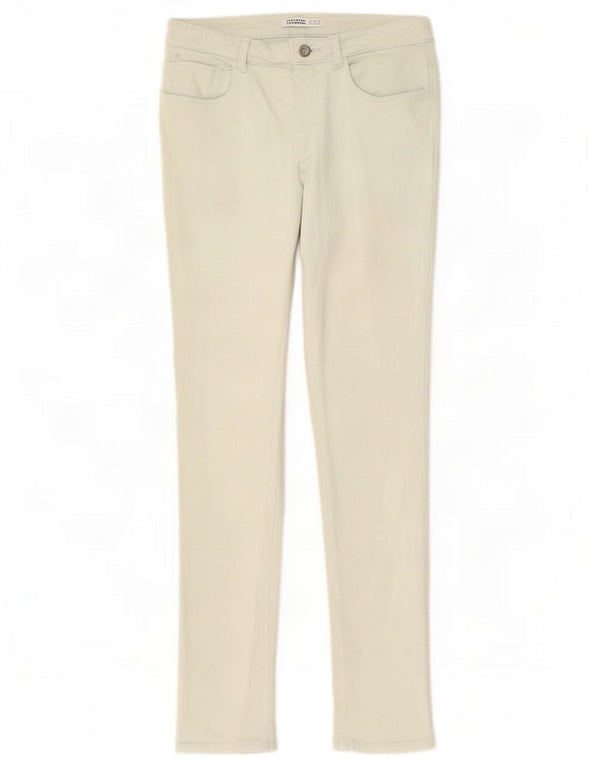 Zara Damen Skinny Jeans EU 42 Large W32 L30 Grüne Baumwolle
