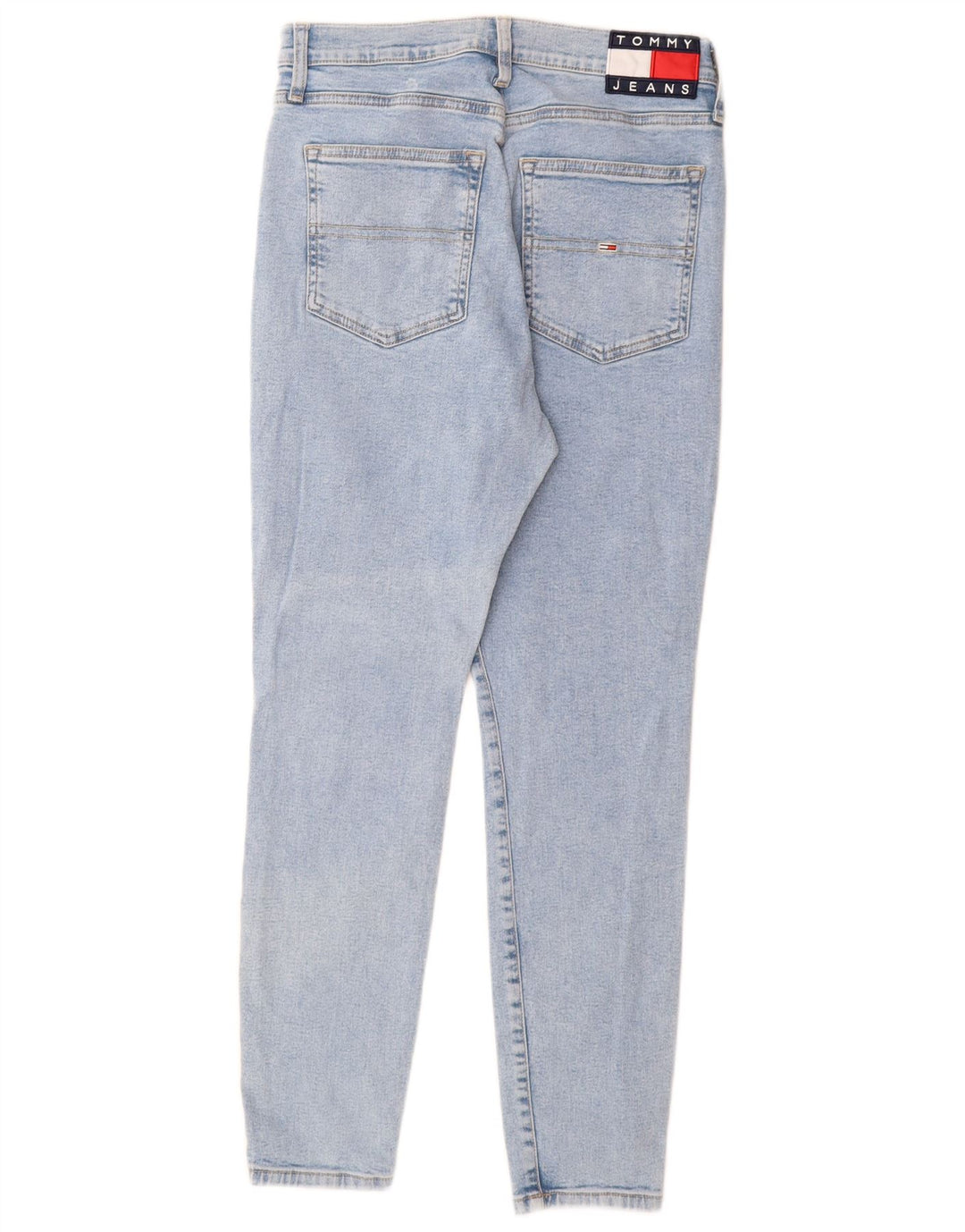 Tommy Hilfiger Damen Skinny Jeans W31 L28 Blaue Baumwolle