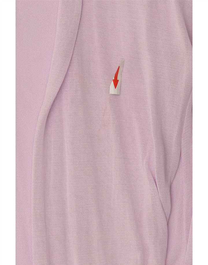 Durchsichtiges Blusenoberteil für Damen von Zara, UK 10, Größe S, rosa Viskose