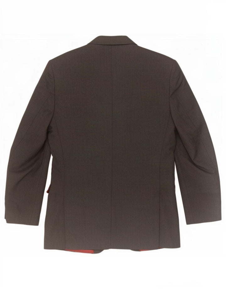 Marks & Spencer Herren-Blazer mit 2 Knöpfen, UK 38, Mittelgrau, Polyester