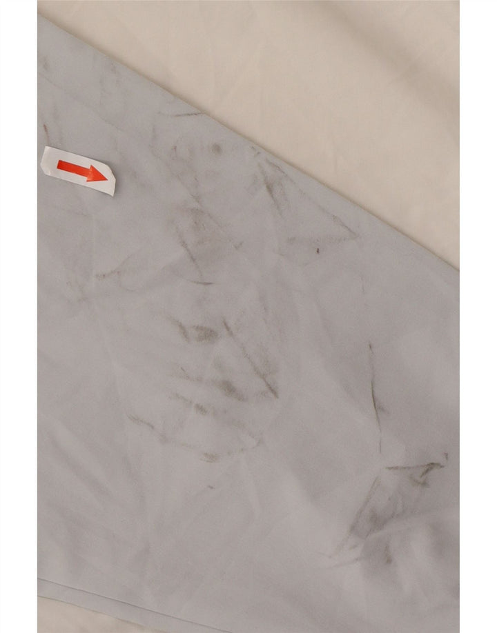 Under Armour Herren-Regenjacke mit Kapuze, UK 44 2XL, weißes Colourblock-Polyester