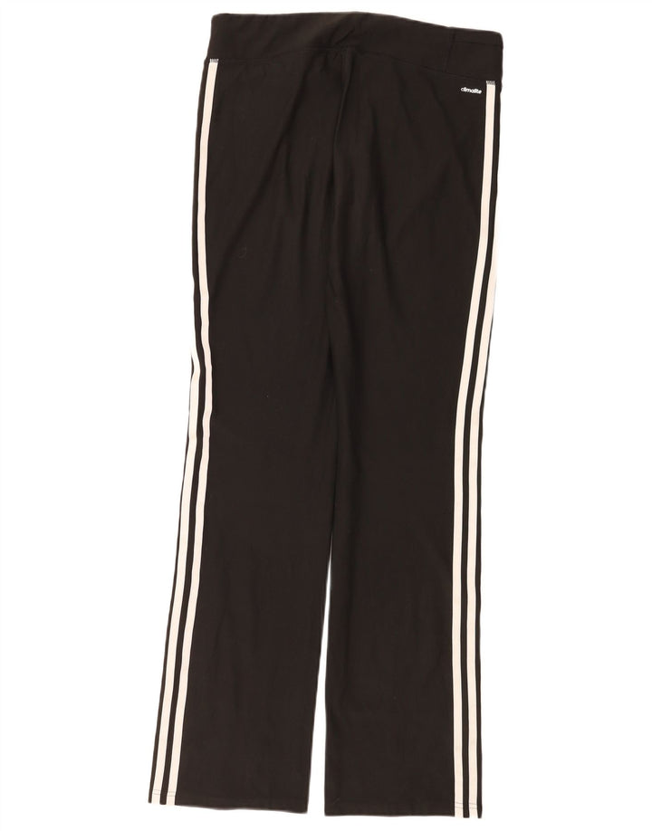Adidas Damen-Trainingshose UK 12/14 Mittelschwarzes Polyester