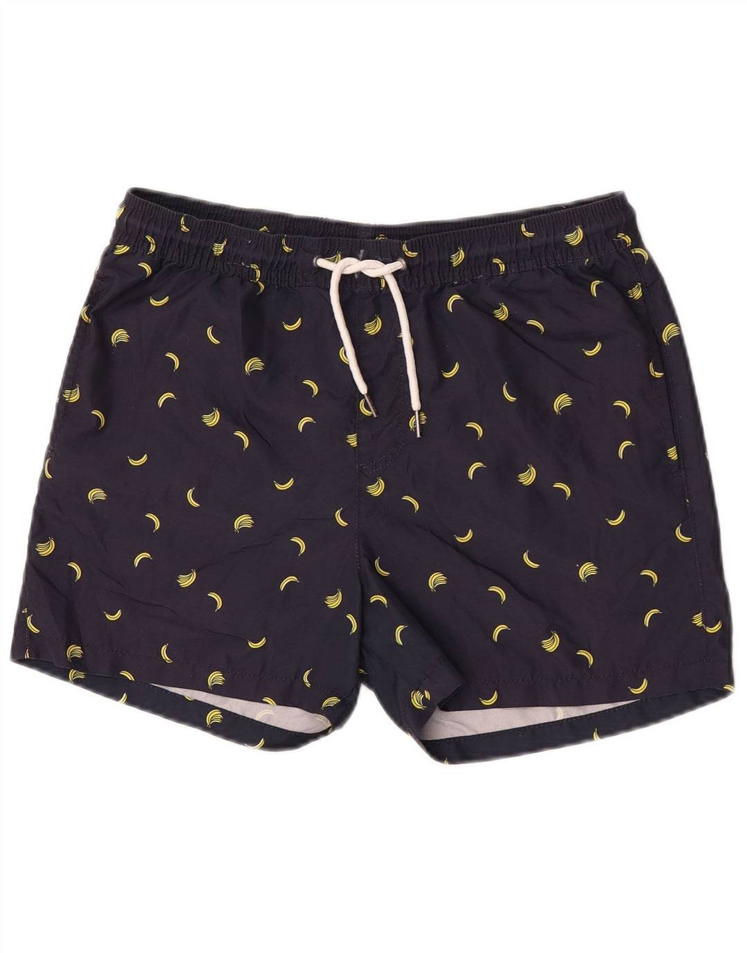 Jack & Jones Herren Badeshorts mit Grafik, Größe S, Marineblau, Polyester