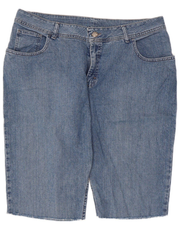 LEE Damen-Jeansshorts mit entspannter Passform, US 20, 3XL, W38, blaue Baumwolle