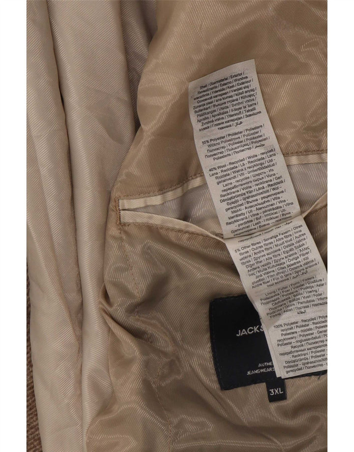 Jack & Jones Herrenmantel UK 46 3XL Beige Polyester
