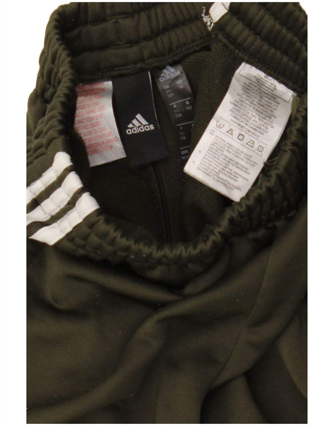 ADIDAS Aeroready-Trainingshose für Jungen, 11–12 Jahre, grünes Farbblockdesign