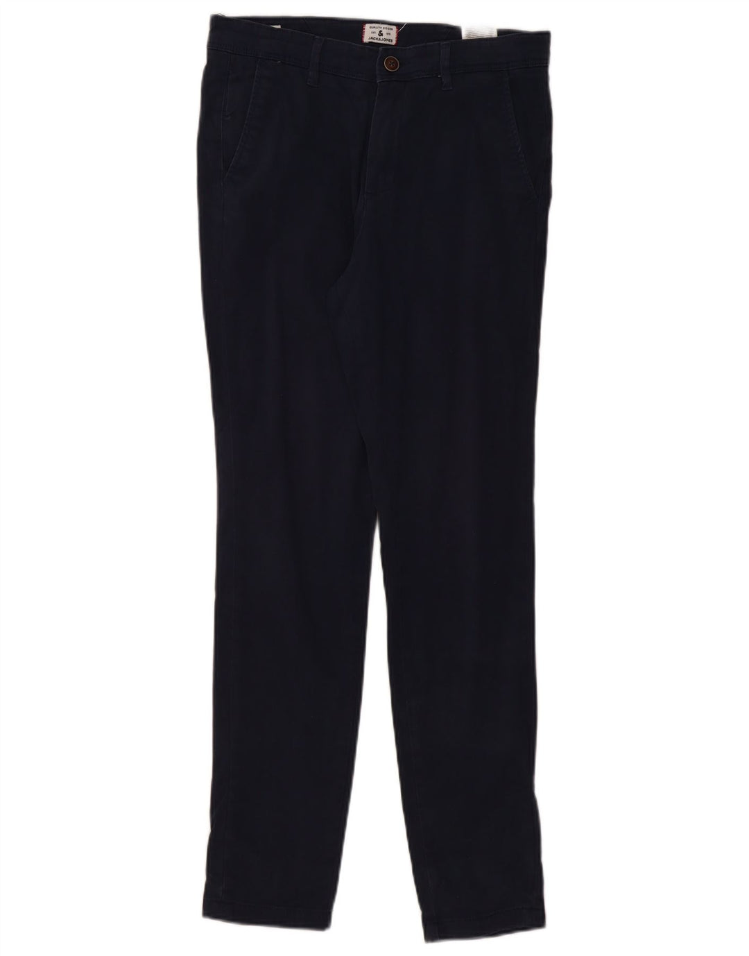 JACK & JONES Herren Slim Chinohose W30 L32 Marineblaue Baumwolle