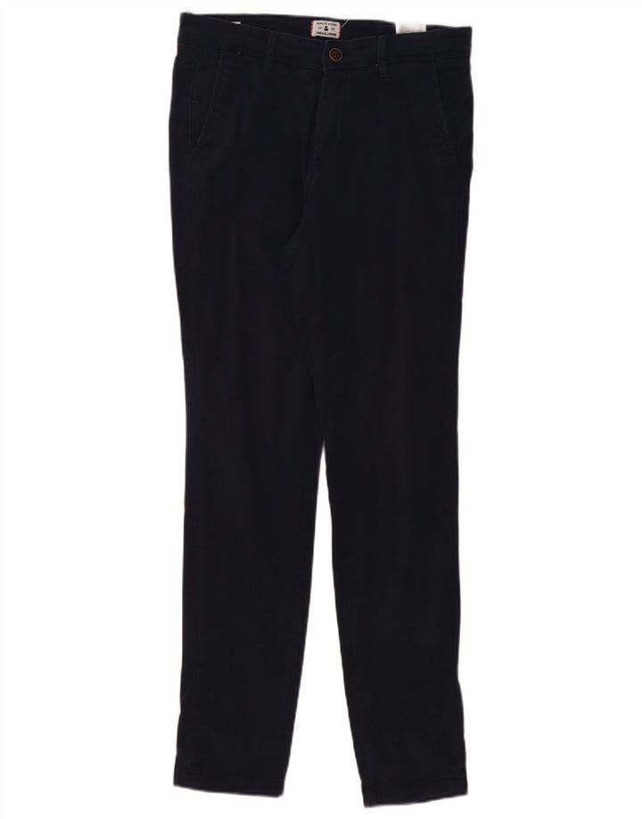 JACK & JONES Herren Slim Chinohose W30 L32 Marineblaue Baumwolle