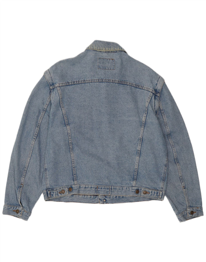 Carrera Herren Jeansjacke UK 40 Große blaue Baumwolle