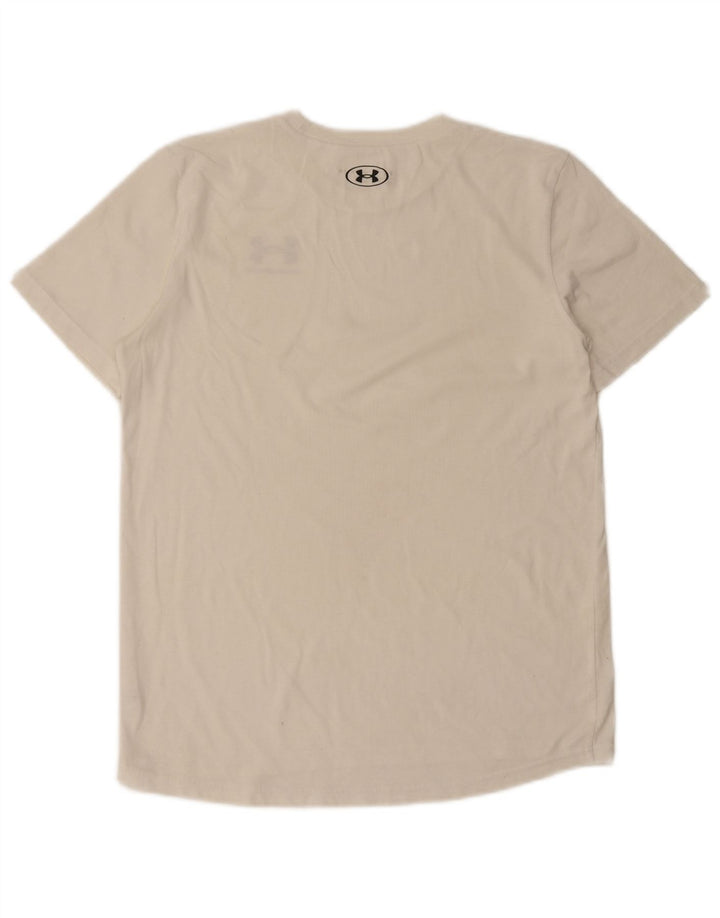 UNDER ARMOUR Jungen T-Shirt Top 13-14 Jahre XL Weiß