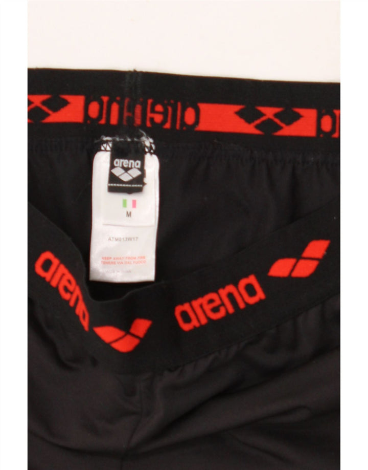 Arena Womens Graphic Leggings UK 12 Mittelschwarzes Polyester