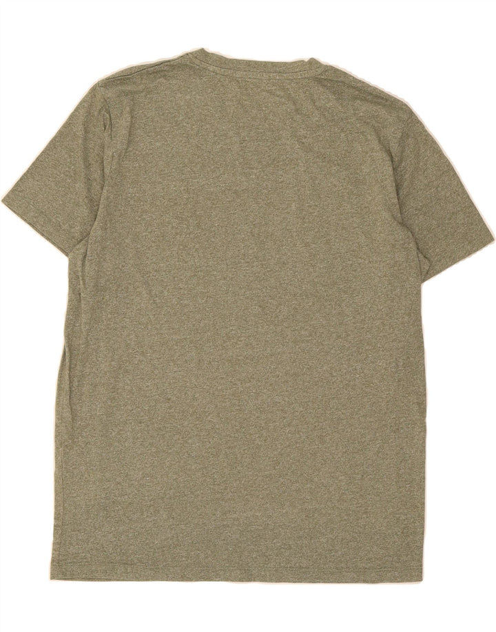 JACK & JONES Mens T-Shirt Top Large Khaki Cotton Vintage Jack & Jones and Second-Hand Jack & Jones from Messina Hembry 