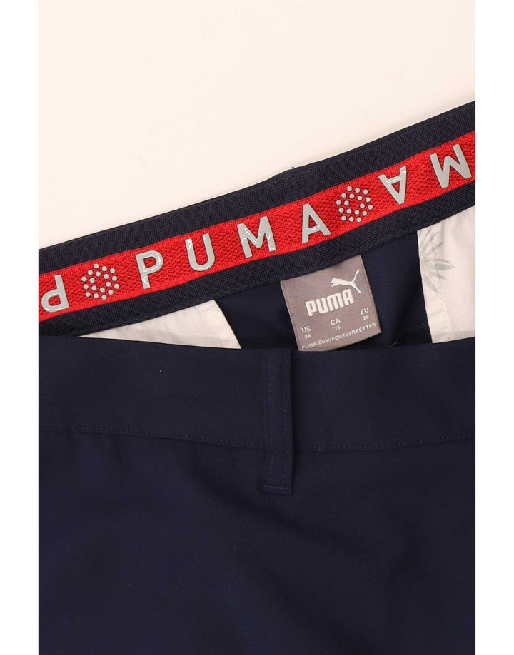 Puma Herren Chino Shorts W36 Large Marineblau