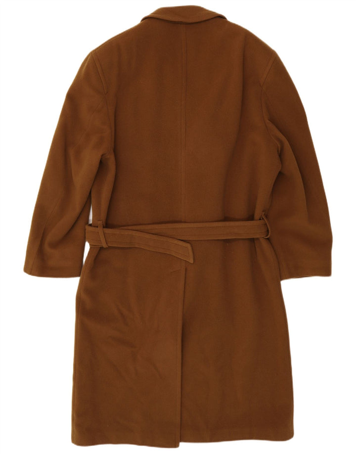 VINTAGE Zweireihiger Herrenmantel UK 38 Mittelbraun