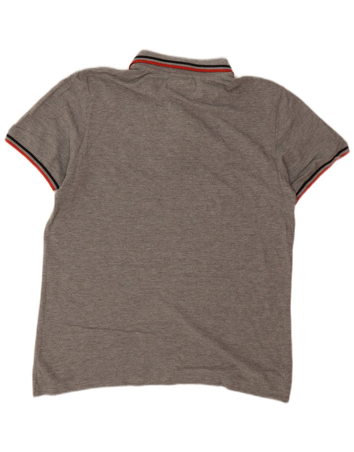 Kappa Herren Poloshirt XL Grau meliert
