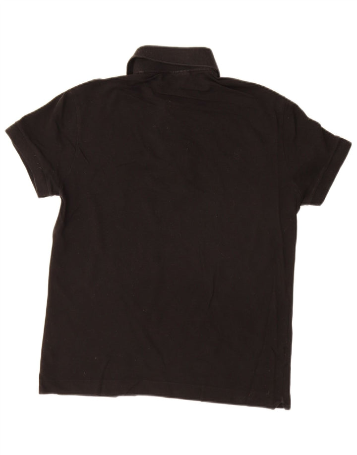 Lacoste Herren-Poloshirt, Größe 3, klein, schwarze Baumwolle