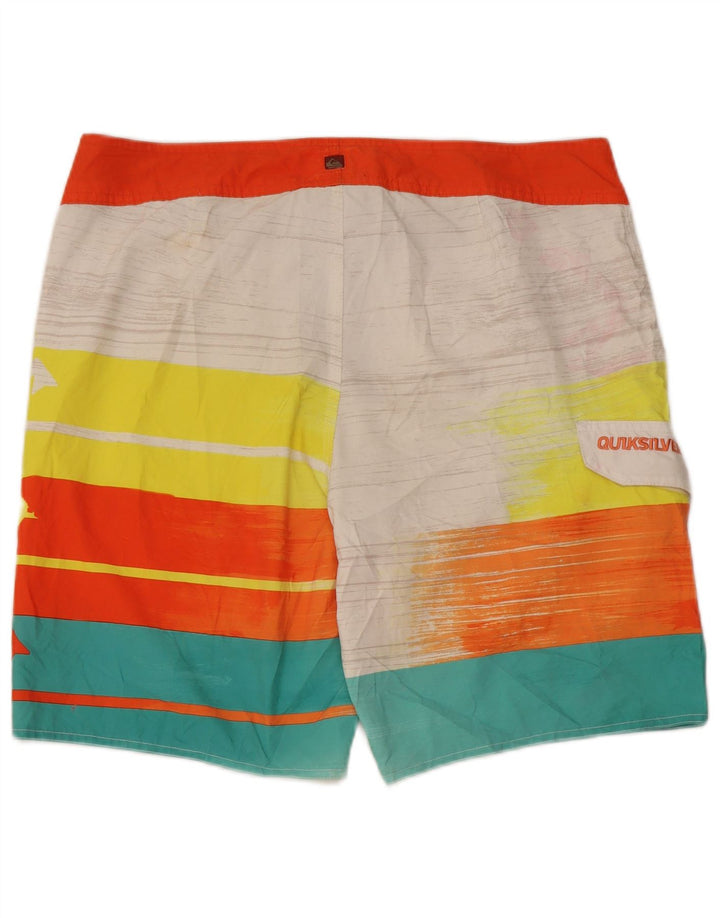 Quiksilver Herren-Badeshorts mit Grafik, groß, mehrfarbig gestreift