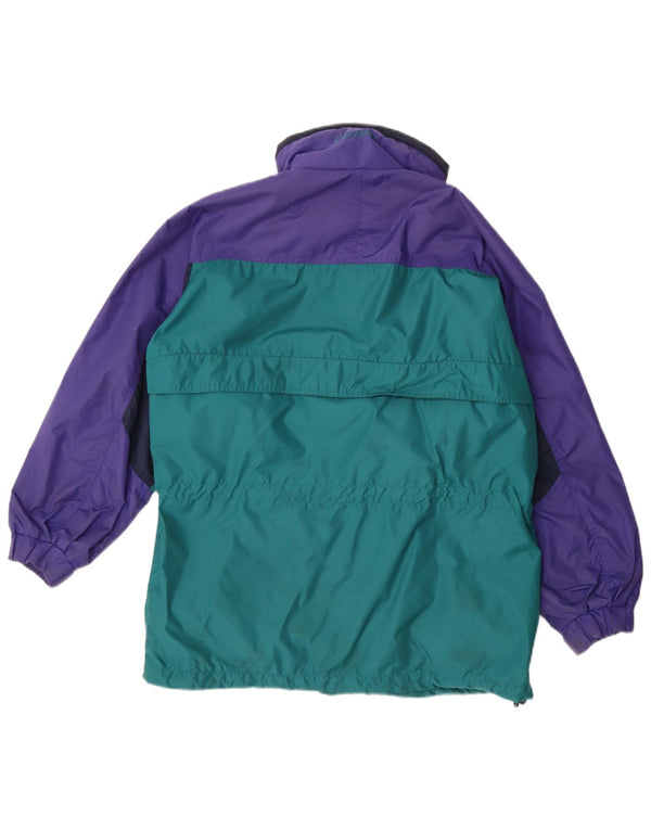 Columbia Damen-Übergröße-Regenjacke, UK 14, mittelgrün, Farbblock